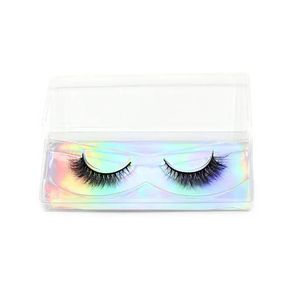 LEHUAMAO Mink Half Lashes Extension Natural Daily Reusable Short Strip Eye Lashes Mink Fluffy Soft Half False Eyelashes Make Up