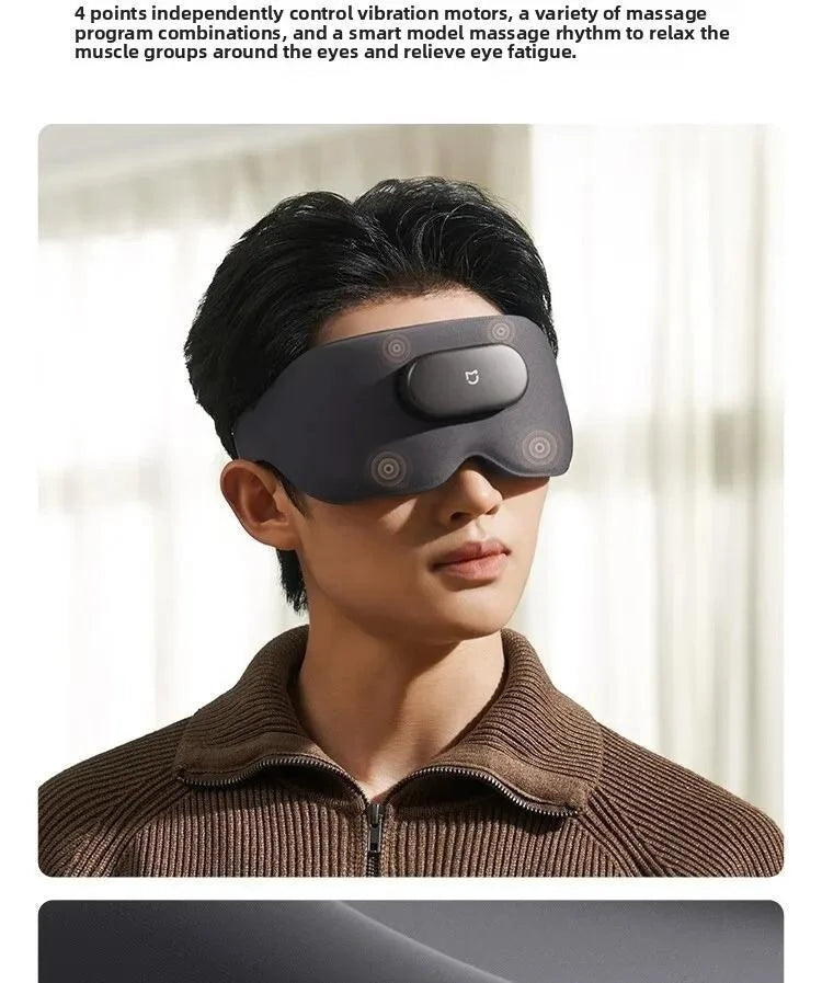 Original Xiaomi Mijia Massage Eye Mask for Eye Fatigue Relief, Heat Compress and Relaxation - A Thoughtful Gift