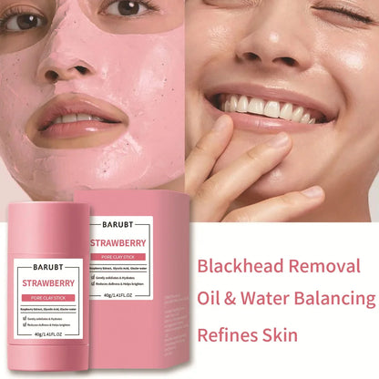 Remove Blackhead Mugwort Solid Mask Cleans Pores Stick Facial Blemish Black Dots Shrink Pores Korean Skin Care Cosmetics Gift