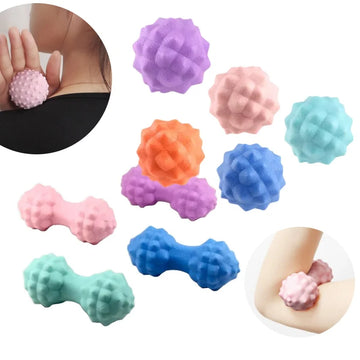 1Pcs Fascia Ball Muscle Massage Tool For Hand Shoulder Neck Sole - Songhua Rolling Ball Yoga Fitness Equipment For Body Care