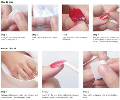 6000Pcs Double-Sided Nail Adhesive Stickers Waterproof Breathable Transparent False Nail Glue Sticker Jelly Nail Tips DIY Tools