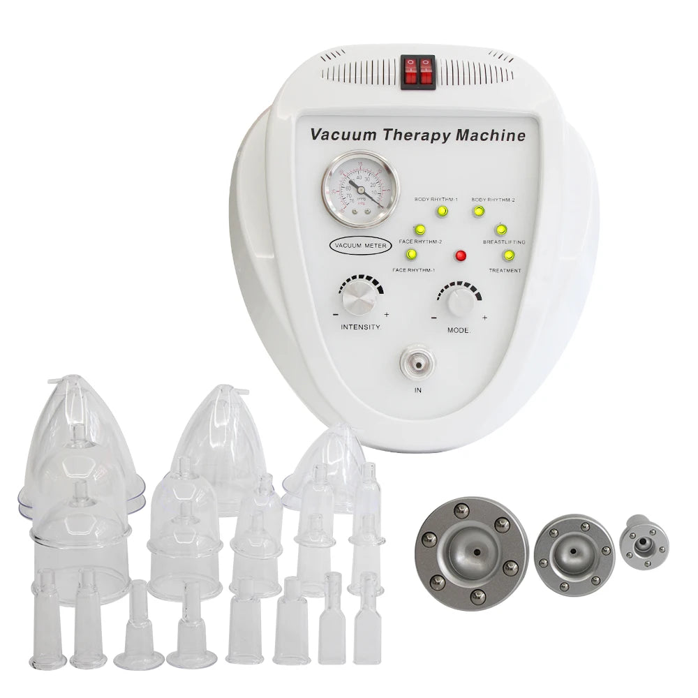 New Vacuum Massage Therapy Machine Lymphatic Drainage, Breast Chest Massager Enlargement Enhancement & Butt Lifting Body Shaping