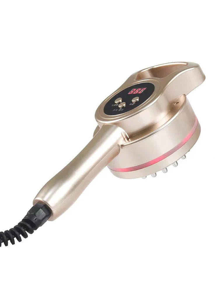 Electric Meridian Brush Body Slimming Heating Scraping Massage Anti Cellulite Fat Burner Micro-current Guasha Lymphatic Drainage