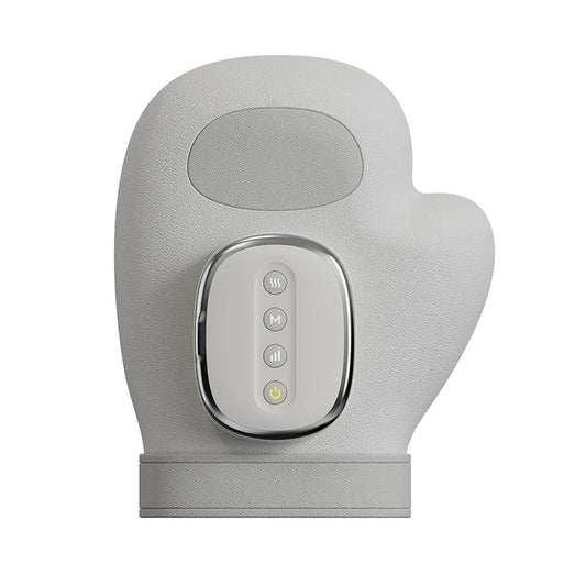 Hand Massager with Heat Compression Carpal Tunnel Wrist Finger Massagers Kneading Rollers Electric Portable Vibrating Gloves