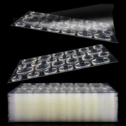 6000Pcs Double-Sided Nail Adhesive Stickers Waterproof Breathable Transparent False Nail Glue Sticker Jelly Nail Tips DIY Tools