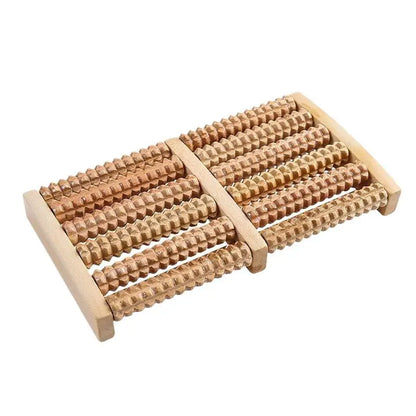 Wooden Foot Massager Roller Reflexology For Stress Fitness Health Care Feet Massage Roller Pain Relief