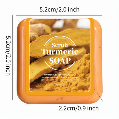 Turmeric Essential Oil Cleansing Soap Containing Citric Acid Vc Can Deeply Cleanse And Brighten The Skin It Is A Disposable Soap