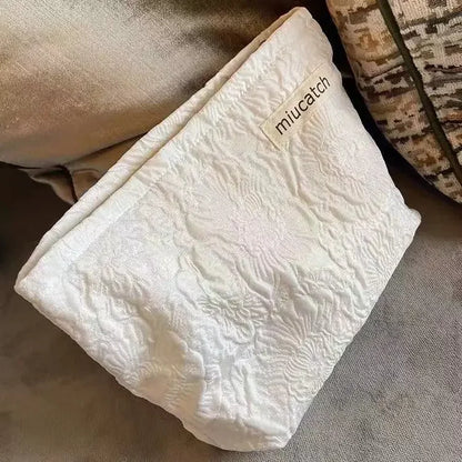 Women Makeup Kits Handbags Phone Pencil Case Organizer Pouch Bag Korean Fashion Flower Travel Cosmetic Storage Bag Kawaii