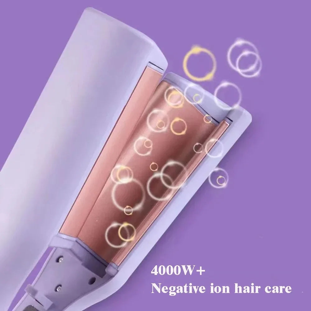 32MM Hair Curler Curling Tool Egg Roll Lasting Styling Fast Heating Deep Wave Electric Curling Iron 4 Temperature Adjustable