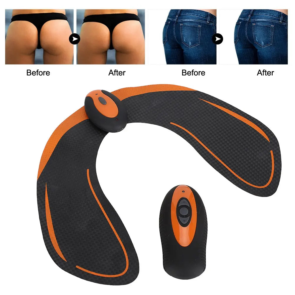 EMS Hips Trainer Butt Lift Patch Electric Muscle Stimulator Wireless Buttocks Abdominal ABS Fitness Body Slimming Massager