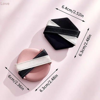 [L&P]Double Ribbon Large Water Drop Air Cushion 1 2 3Pcs Wet Or Dry Use Air Cushion Powder Puff Multi Functional Portable