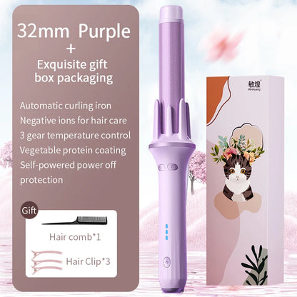 Automatic Hair Curler 28mm/32mm Large Wave Curling Iron Anion Fast Heating Professional Styling Curlers Curling Wand Hair Waver
