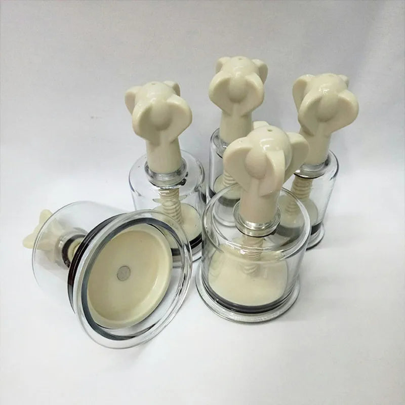 Body Massage Cupping Cups Massage Vacuum Cans Plastic Suction Cupping Cup Nipple Enlarger Suction Enlarger Anti Cellulite Carn