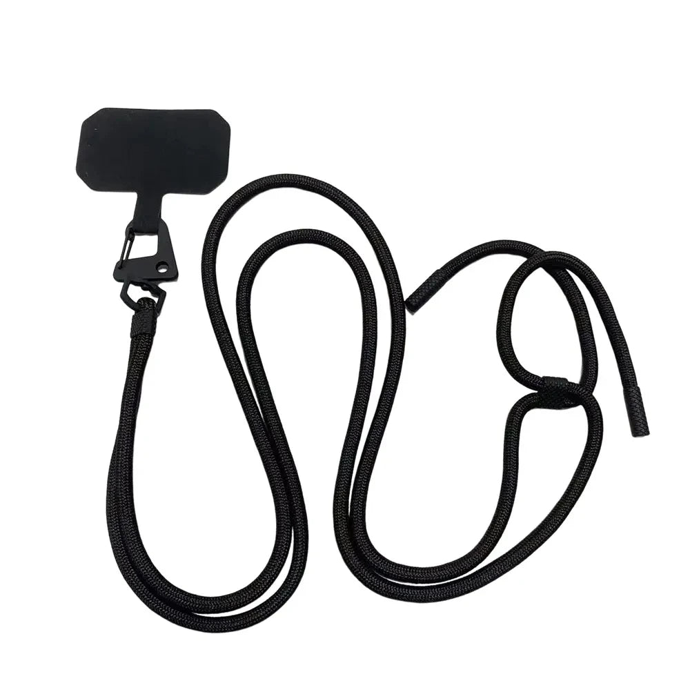 Universal Crossbody Patch Phone Lanyards Mobile Phone Strap Lanyard Nylon Soft Rope Cell Phone Hanging Cord Holder