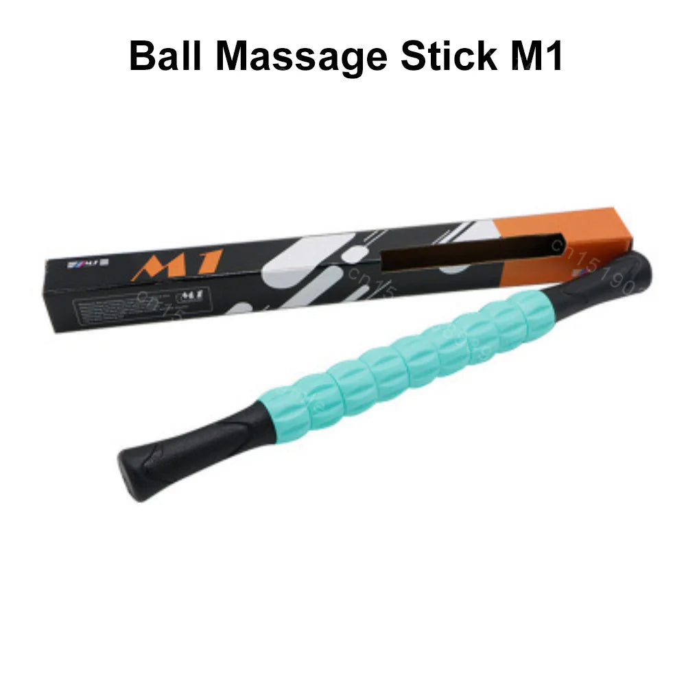 1Pc Gear Yoga Massage Stick Fitness Roller Deep Muscle Relaxation Fascia Release Lymphatic Relief Training Massage Roller Stick
