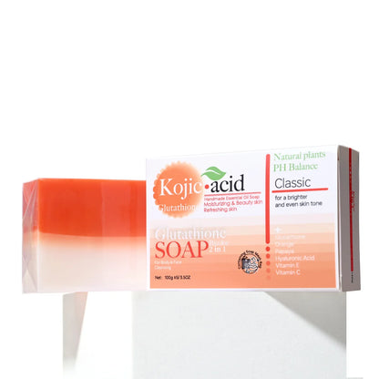 HZ Turmeric Kojic Acid Glutathione Essential Oil Cleansing Soap Deep Cleaning Handmade Soap Bath Soap
