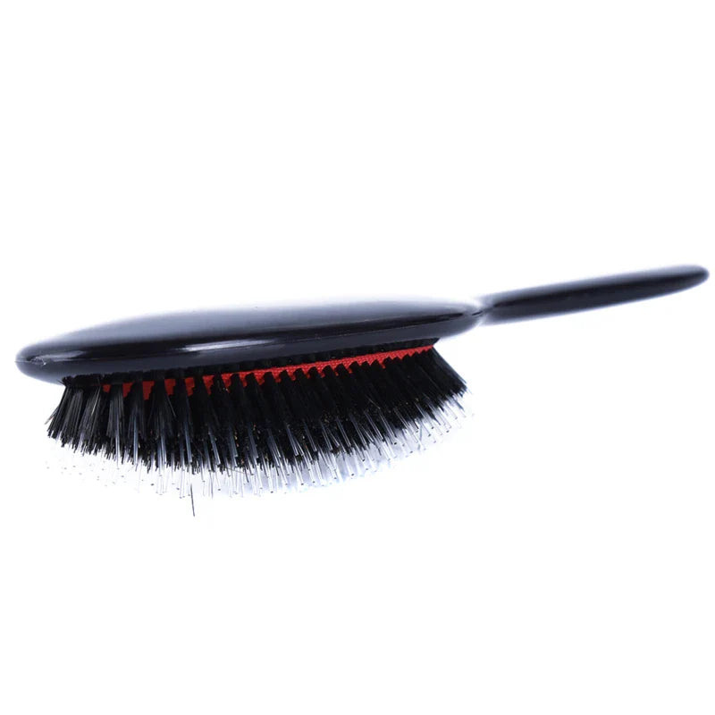 1PC Oval Boar Bristle & Nylon Hair Comb Mini Anti-static Hair Scalp Massage Comb Hairbrush Salon Hair Brush Styling Tools