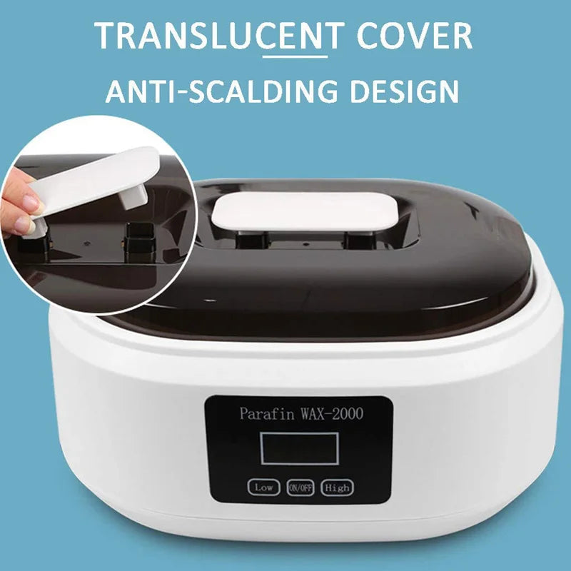 2L Paraffin Wax Machine Paraffin Bath Kit Wax Melts for Feet and Hand Paraffin Wax Warmer Foot Mask Moisturizing Socks