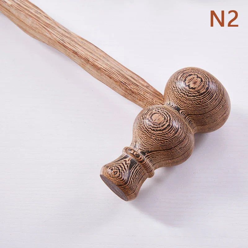Wooden Massage Hammer Knock Back Meridian Hammer Back Massage Hammer Chicken Wing Wood Massager Health Hammer Massage Equipment