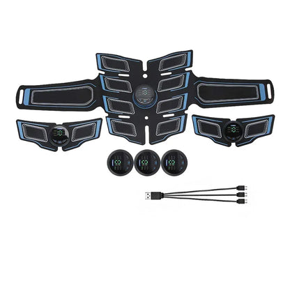 EMS Muscle Stimulator Abs Trainer Abdominal Muscle Toner Massage Toning Belt Body Slim Weight Loss Fitness Massager Rechargeable