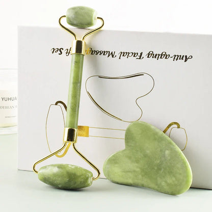 100% Natural Jade Stone Gua Sha Skin Massager For Face Comb Body Acupuncture Stick Beauty Health SPA Anti Aging Wrinkle Tighten
