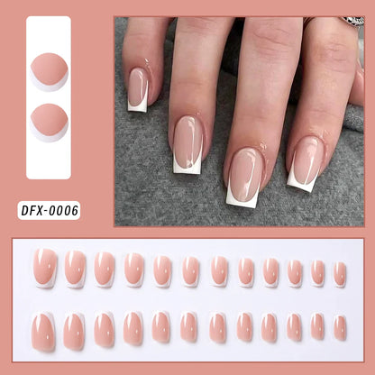 24Pcs 3D kuromi press on nails Y2K Cartoon Handmade Fake Nails Black Gel nail Wearable Nails Cinnamoroll Melody Anime False Nail