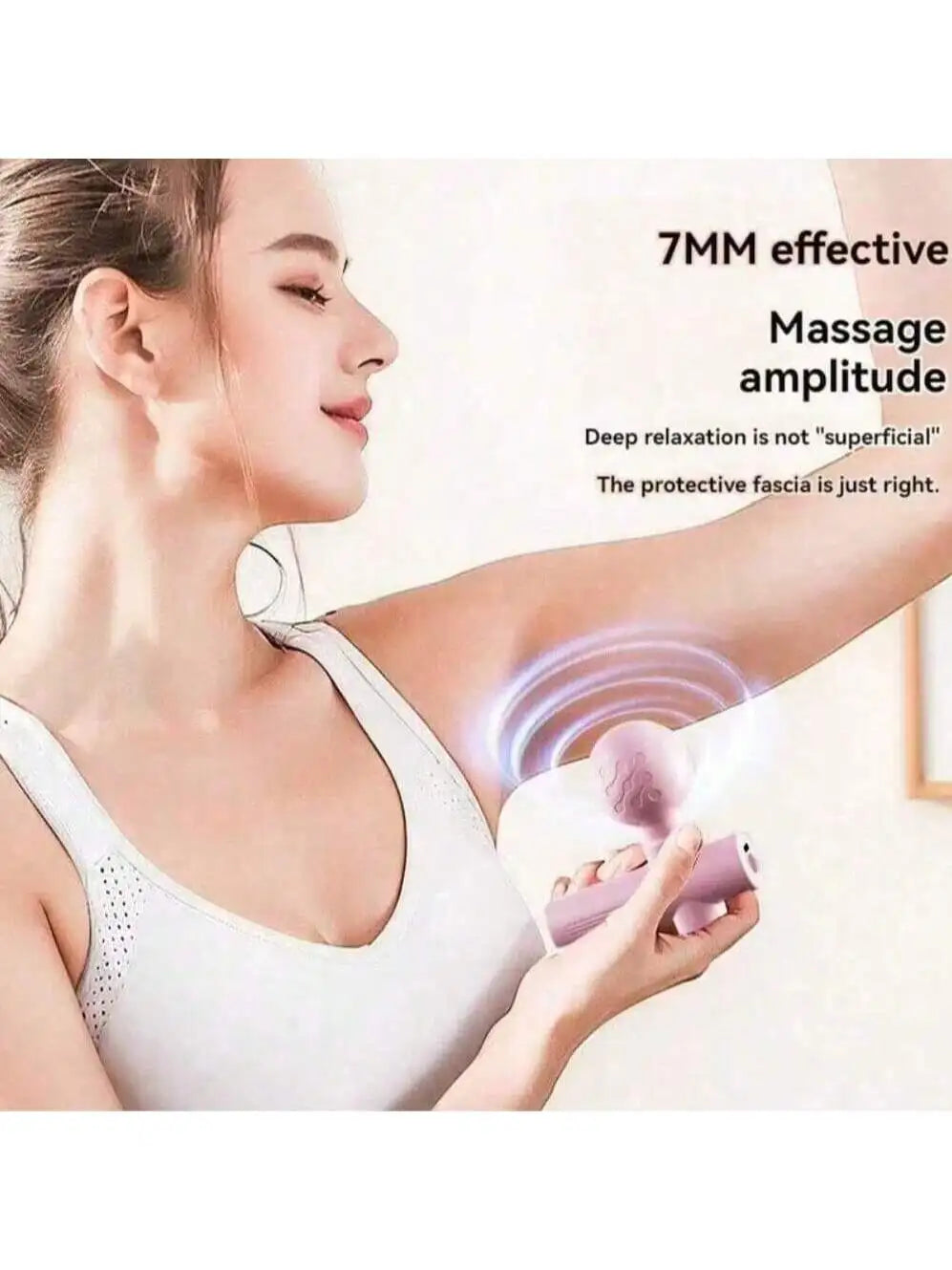 2026 Mini Massage Gun Fascia Machine Muscle Relaxation cRod Massage Fitness Equipment Neck Body Fascia Gun Rechargeable