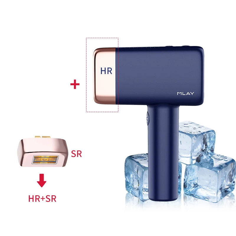 MLAY T14 IPL Hair Removal ICE Cool Laser Hair Removal Epilator 3IN1 Permanent Epilator Body 500000 Flashes Electric Depilator