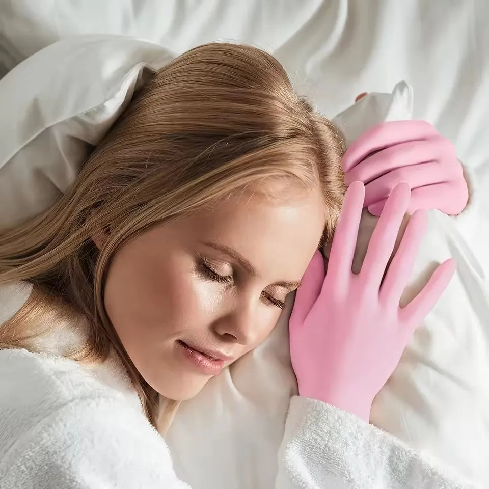 Spa Silicone Socks Gloves Moisturizing Gel Sock Exfoliating Preventing Dryness Cracked Dead Skin Remove Protector Foot Hand Care
