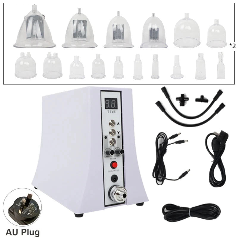 Electric Vacuum Therapy Machine Butt Lifting Buttocks And Breast Enlargement Pumps Therapy Cupping Massager Salon Machine