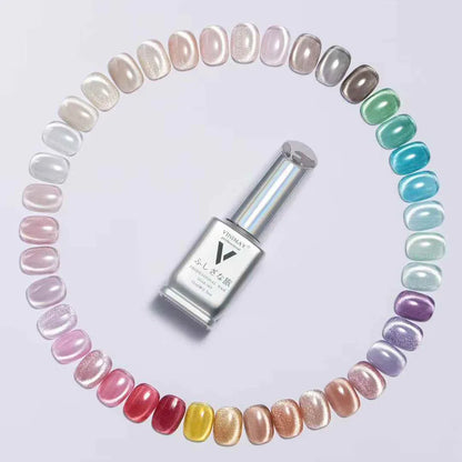 VINIMAY 40PCS Cat Eye Gel Polish Set With Color Swatch 9D Magnet Gel Soak Off Gelpolish Gel Varnish Collection Nail Gel Kit 15ML
