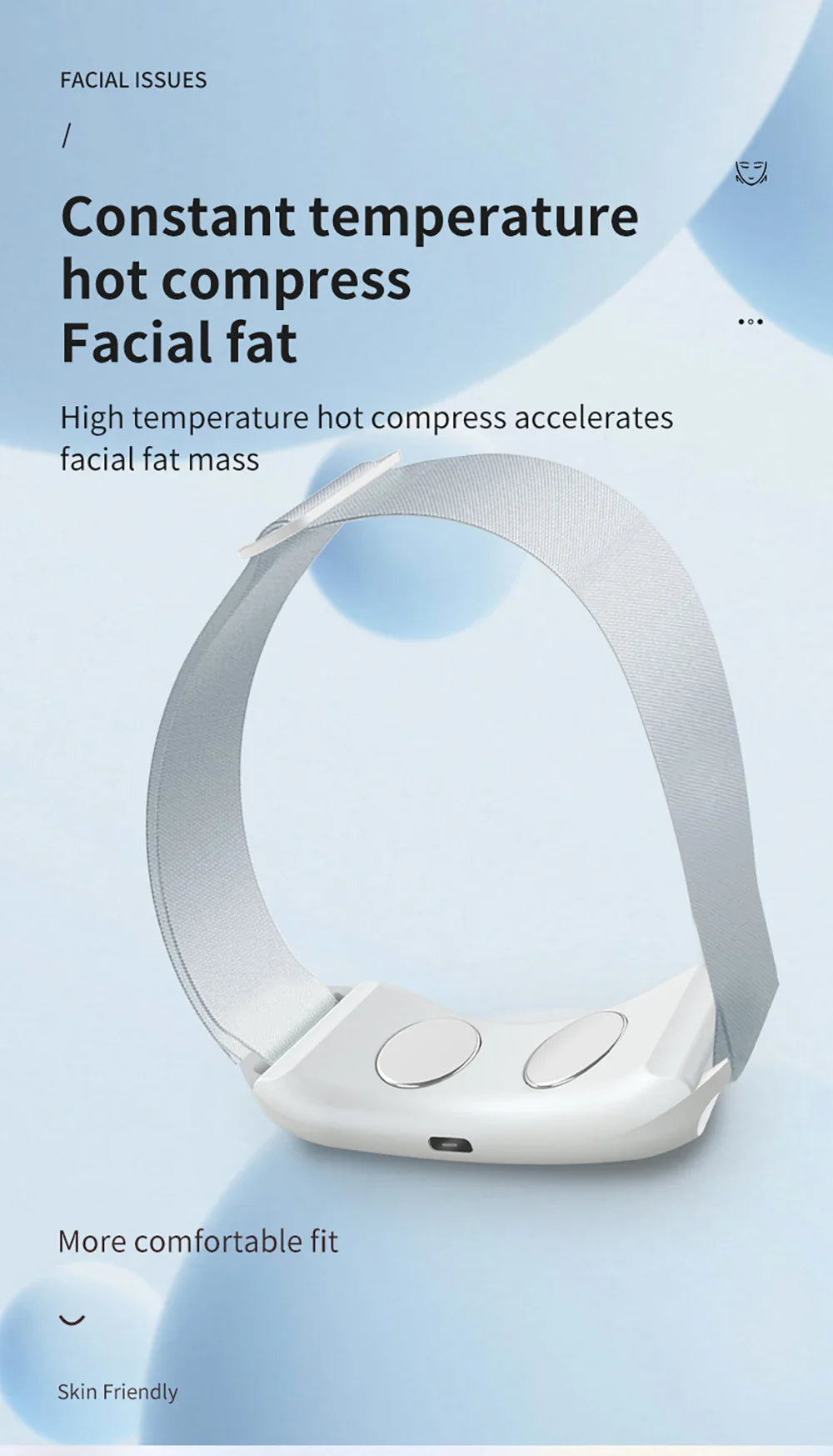 Double Chin Remover Ems Face Lifting Massager Anti Wrinkle Firming Facial Massager V-Face Lift Device Skin Care