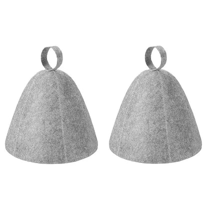 Thicken Wool Felt Shower Cap Hair Turban Quickly Towel Drying Hats Felt Sauna Hat Men Dry Sauna Cap for Man XYM005