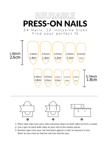 24PCS yellow gradient almond fake nails, delicate and gorgeous, simple and elegant, stylish and generous, suitable for fashion g