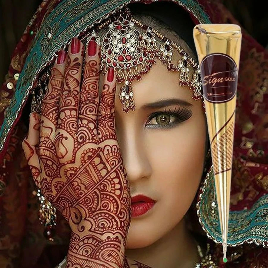 1/3pcs henna cream, brown, red, henna tattoo cream, temporary tattoo, henna tattoo cream semi-permanent