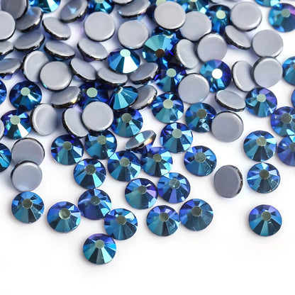 SS16 SS20 Glitter стразы Crystal Hotfix Rhinestones 1440pcs/pack Crystal AB Hot Fix Rhinestone for Apparel Wedding Dress E7021