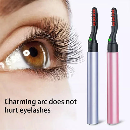 Electric Eyelash Curler Heated Portable Safety Electric Eye Lashes Eyelash Grafting Long Lasting Mini Fast Heating Makeup Tools