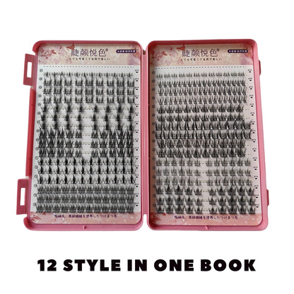 False Eyelashes Mix 32 Rows High-capacity Natural DIY Extension Supplies Lashes Cluster Multi Style Fusion Professional Makeup
