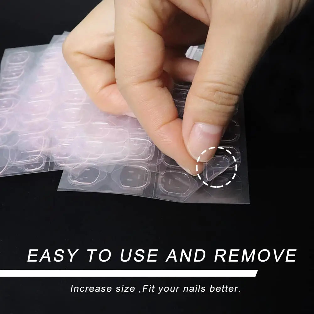 Double Sided Nail Glue Stickers Jelly Gel Glue False Nail Nails Bck Glue Sticker Nails Accessories And Tools Reusable