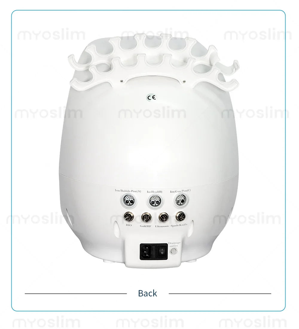 Intelligent Ice Blue Skin Management System – Hydro Facial Device For Wrinkle Reduction And Skin Care