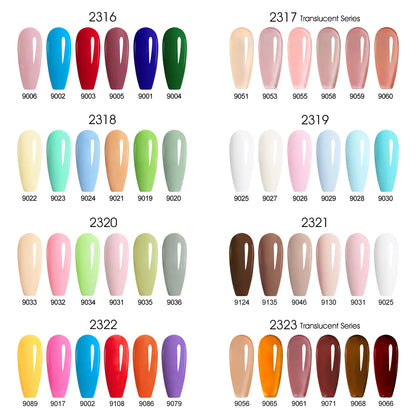 CANNI Nail Gel Polish Set HEMA TPO FREE Jelly Nude Color Rubber Base UV Construction Gel Semi Permanent Soak off UV LED Gel Nail