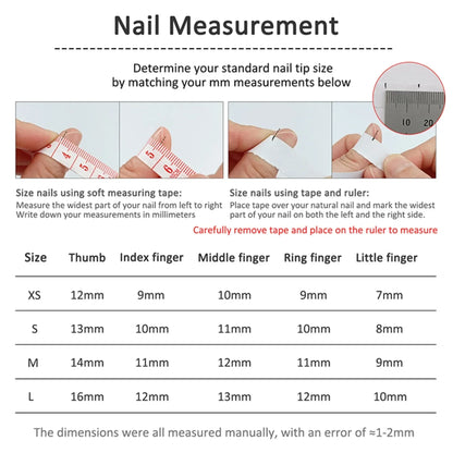10Pcs Handmade Gothic Short Press on Nails Rhinestone Round Manicure Decoration Wearable Full Cover with Design Acrylic Nail Tip