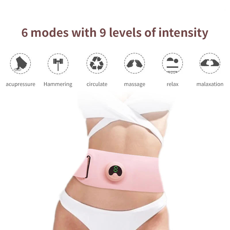 Home Automation Pulse Belly Abdominal Fat Vibrating Massage Belt