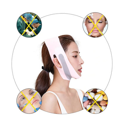 Elastic Face Slimming Bandage V Line Face Shaper Women Chin Cheek Lift Up Belt Face Massager Strap Face Skin Care Tools
