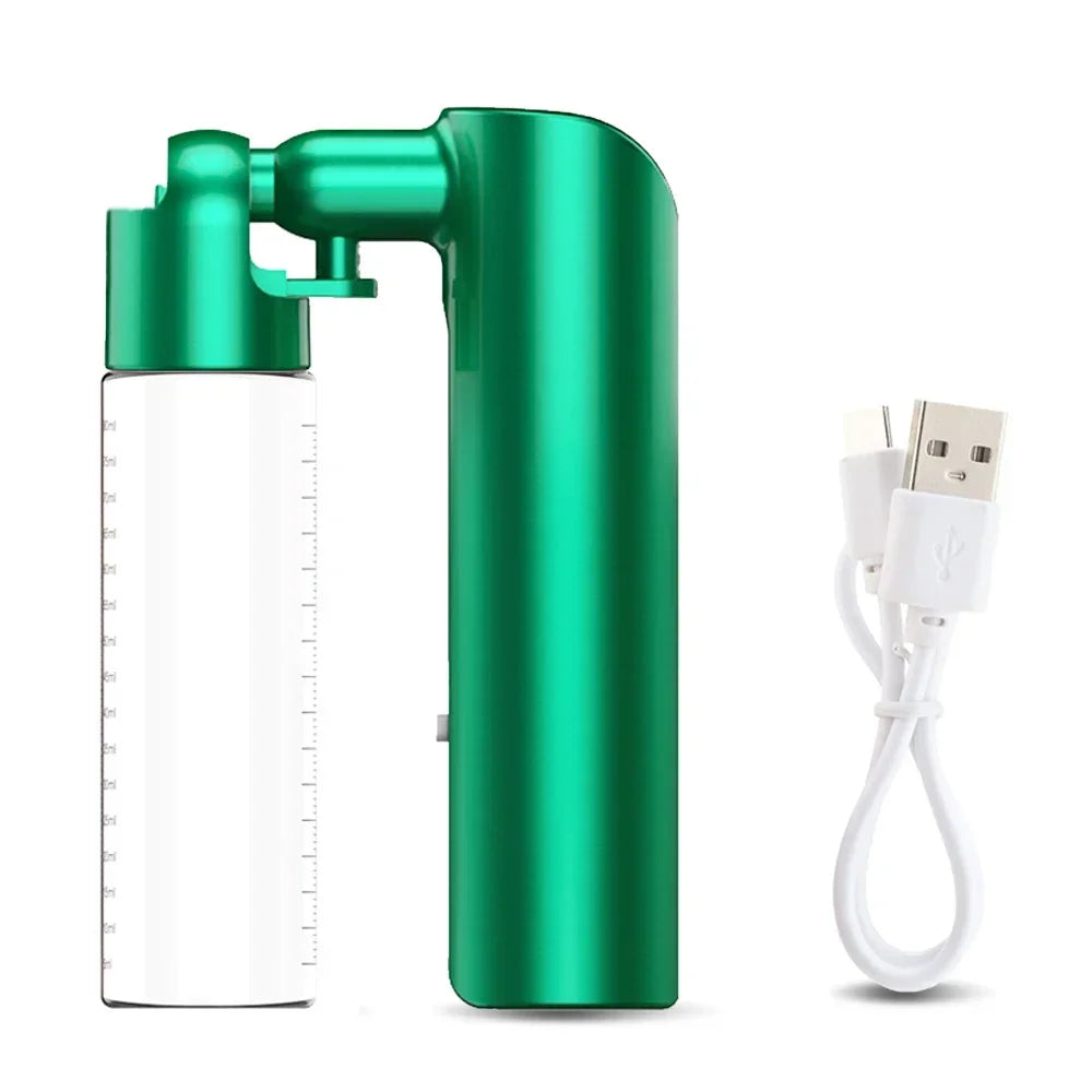 New 80ml Oxygen Injection Instrument Water Replenishing Spray Household Hand-held Face Cold Spray Humidifier Beauty Health