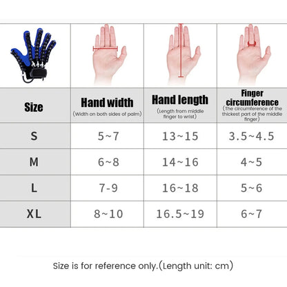 Rehabilitation Robot Gloves Rehabilitation Training Glove Finger Care Hand Function Training Gloves for Stroke Hemiplegia