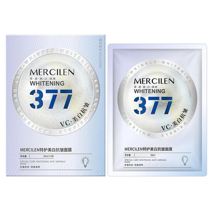 Oil Control Whitening Anti Wrinkle Facial Mask 377 Vitamin C Brighten Skin Tone Moisturizing Face Mask Korean skincare products