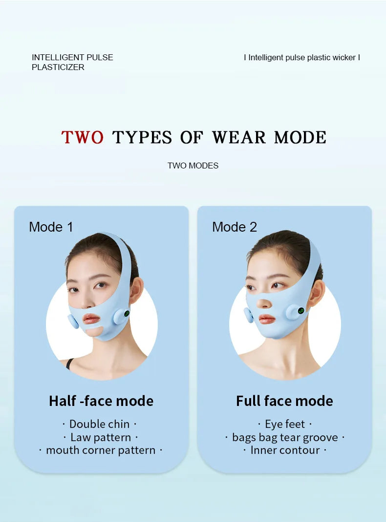 Intelligent Electric Double Chin V-Shaped Face Machine Anti-Wrinkle Facial Massage Adjustable Intensities  Women's V-Face Device
