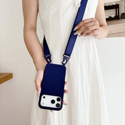 Candy Strap Case For iPhone 17 Pro Max 16E 16 14 15 Plus 13 11 12 Air Crossbody Lanyard Cord Rope Soft Silicone Shockproof Cover
