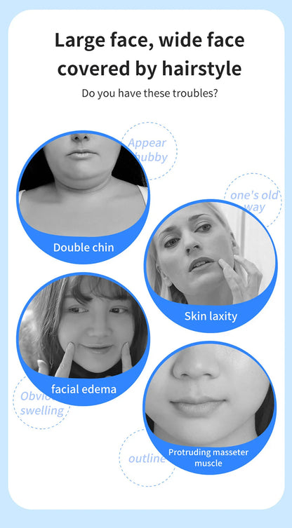 Double Chin Remover Ems Face Lifting Massager Anti Wrinkle Firming Facial Massager V-Face Lift Device Skin Care
